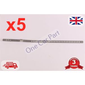 5x UNIVERSAL STAINLESS STEEL CLAMP CLIP FOR DRIVESHAFT CV JOINT BOOT KIT 7x245mm