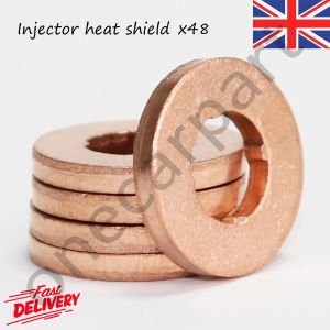 48 x Copper Fuel Injection Heat Shields For Mini (R56) One D 1.5L, 2009 to 2010