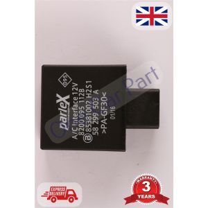 Airconditioning Relay for Renault Clio Kangoo Dacia Logan 8 Pin 8200095112B NEW