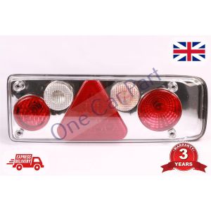  UNIVERSAL 4 FUNCTION LED REAR TAIL TRAILER CARAVAN LIGHTS LAMPS TRUCK LORRY RH