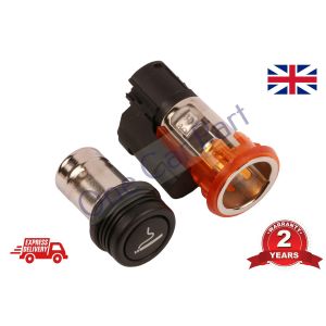 PEUGEOT 206 308 406 607 1007 Cigarette Lighter & Housing Cig Socket BRAND NEW