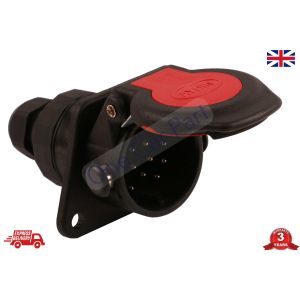Truck Trailer Towing Socket  N TYPE 15 pin RED High Quality