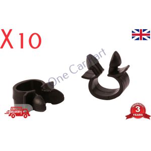 10x MERCEDES PIPE CLAMP WIRES WIRING LOOM HARNESS CLIP HOLDER 7703079070