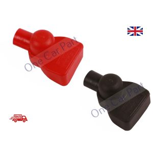 Universal Car Battery Clamp Terminal Insulation Mid Cover Positive & Negative