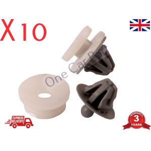 10x Renault Megane 1996-2003 Clio 98-15, Trafic 01-15  DOOR CARD PANEL TRIM CLIP