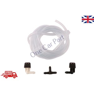 Windshield Washer Nozzles + Hose Set RENAULT OLD MODELS UNIVERSAL