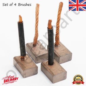 4 Piece Starter Motor Brush Set Fits 2114-3315/6313, 23379-M0100, 23380-M0100