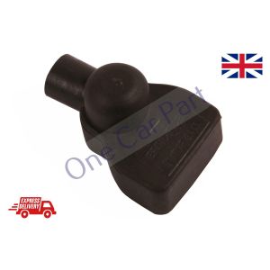 Universal Car Battery Clamp Terminal Insulation Mid Cover Negative Black
