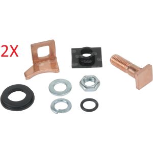 2X Starter Solenoid Contact Kit FOR YANMAR 11920977010,12112077012 3756063012