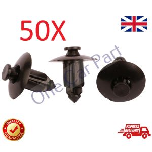 50X Wheel Arch Lining Splashguard Bumper Clips Fits Volvo V70 S80 V50 S60 XC70