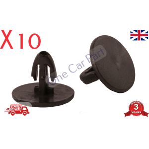 10x Renault R9 11 REAR BOOTLID TAILGATE CARD TRIM COVER SECURING FIXING CLIPS