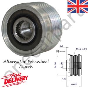 230523 Alternator Freewheel Clutch For Mazda 2 (DY) 1.4 1.4L CD, 2003 to 2007