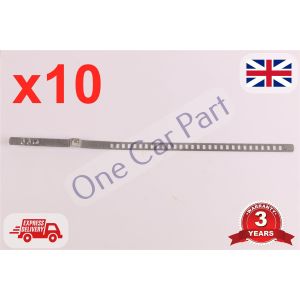 10x UNIVERSAL STAINLESS STEEL CLAMP CLIP FOR DRIVESHAFT CV JOINT BOOT 7x245mm