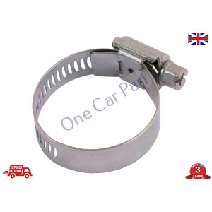 Worm-Drive Hose Clips, All-Stainless Steel, Jubilee Type, Range 25mm to 42mm.
