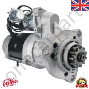 24V Starter Motor 11 Teeth Fits Cummins, Nikko, Remy Delco, Komatsu, Mitsubishi