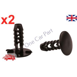 2x RENAULT  FIAT IVECO ROOF TRIM RETAINER CLIP BLACK 02081620 14592387 17887688