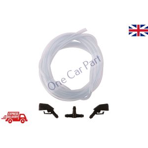 Windshield Washer Nozzles + Hose Set Renault 19 7700784411