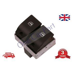 VW Polo 9N 2002-2009 Seat Ibiza Cordoba 6L2 Electric Window Switch Driver Side