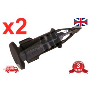 2x RENAULT CLIO 3 HB DACIA LOGAN Bumper Boot Tailgate holder bracket socket clip