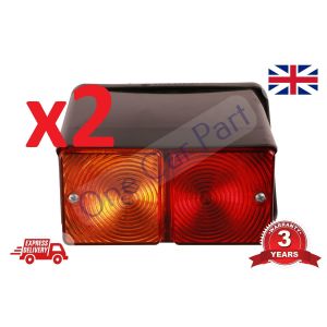  PAIR Ford 2610 3610 4000 4610 5000 5600 7700 Tractor 550 Digger Rear Light Lamp