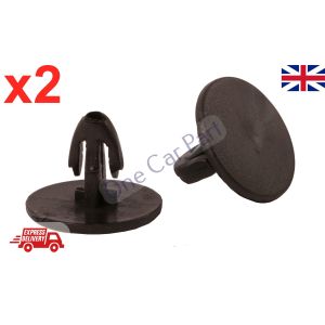 2x Renault R9 11 REAR BOOTLID TAILGATE CARD TRIM COVER SECURING FIXING CLIPS