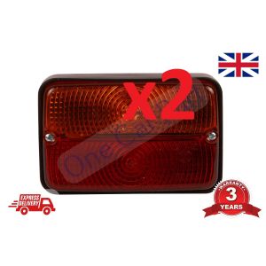 2x Massey Ferguson MF 275 MF 398 Short Type Rear Tail Light 