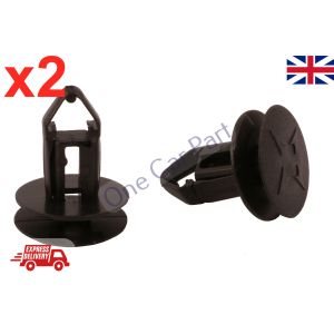 2x Vauxhall OPEL  RENAULT Mounting Bumper Clips Pressure Clips 93198738