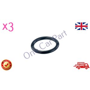 3 Engine Coolant Pipe O-Rings For Audi A3 A4 A5 A6 Q5 Q 1.8 S4 1.8 2.0 N90365302