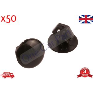 50 x WEATHERSTRIP CLIPS BONNET RUBBER TRIM SEAL EDGE STRIP HOOD FOR HONDA 