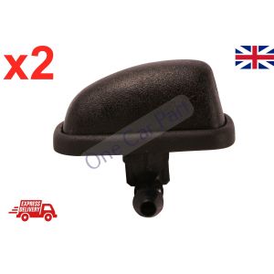 2x Renault 19 Hatcback  Rear Windscreen Washer Jet Wiper Spray Nozzle Pipe