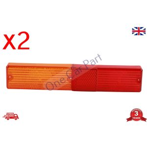 2x Rear Brake Light Lamp LENS Massey Ferguson 360,362,365,375,390,396,398,399 