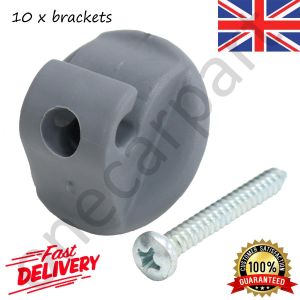 10x Sun Visor Bracket Holder Clips For Vauxhall Movano 1998-10, Vivaro 2001-14