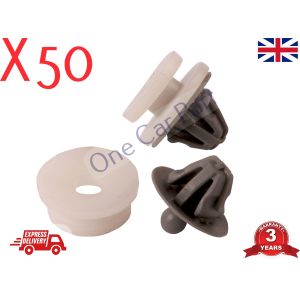 50x Renault Megane 1996-2003 Clio 98-15, Trafic 01-15  DOOR CARD PANEL TRIM CLIP