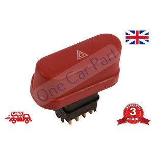 Hazard Warning Switch for Old Model Fiat Cars 7 Pins