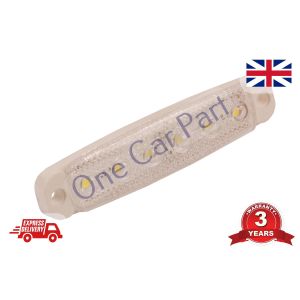 6 Leds Truck Side Marker Indicator Light Lamp 12v White Clear E Marked