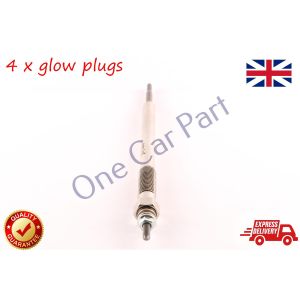 4 x Glow Plugs For Mitsubishi Pajero MK4 3.2L 2006 on, Diesel Heater Preheater