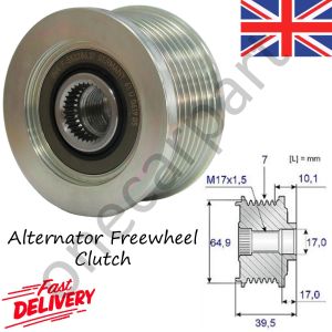 535017710 Alternator Freewheel Clutch Fits / For NP300 Navara Pickup - 2008 on
