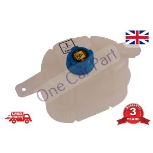 FIAT QUBO 1.3D Coolant Expansion Tank and CAP LID 2008 on 51780710 Quality NEW