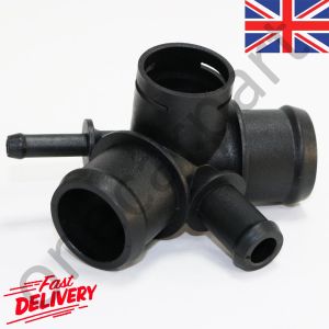 Water Coolant System Flange, Distributor Pipe, Fits VW Golf MK4, 1997-2006