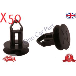 50x Vauxhall OPEL RENAULT Mounting Bumper Clips Pressure Clips 93198738