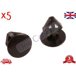 5 x Hood Insulation Fastener Trim Clips Black For Honda Acura 91520SM4C010