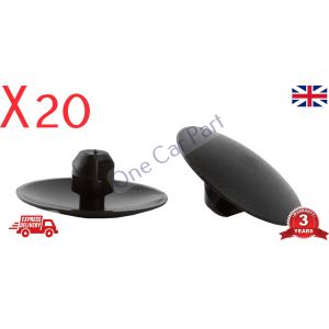 20x VAUXHALL Zafira B BONNET SOUNDPROOFING CLIPS BONNET INSULATION CLIPS