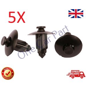 5X Wheel Arch Lining Splashguard Bumper Clips Fits Volvo V70 S80 V50 S60 XC70