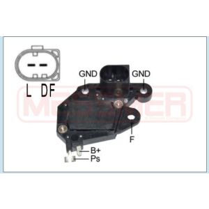 Mercedes Delphi 190 A AMP 0001501650 0001500850 0001502450  ALTERNATOR REGULATOR
