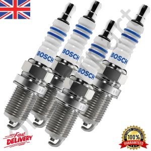 4 Bosch Super Spark Plug FQR8LEU2 For Vauxhall Tigra Meriva Fiat Croma Alfa 159