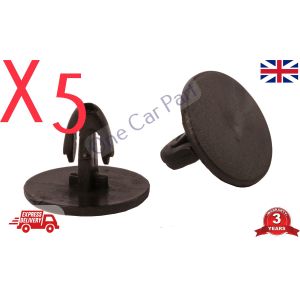 5x Renault R9 11 REAR BOOTLID TAILGATE CARD TRIM COVER SECURING FIXING CLIPS