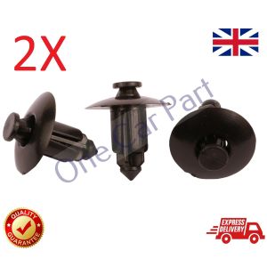2X Wheel Arch Lining Splashguard Bumper Clips Fits Honda Accord Civic Jazz CRV