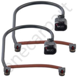 2x Brake Pad Wear Warning Sensors For Audi Q7, Quattro 3.0 3.6 4.2 6.0, 2006-14