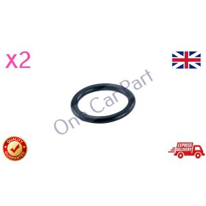 2 Engine Coolant Pipe O-Rings For Audi A3 A4 A5 A6 Q5 Q 1.8 S4 1.8 2.0 N90365302