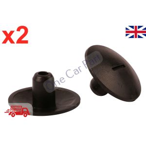 2x RENAULT Twingo Laguna Logan Clio Mounting Clip Holder Plastic Nut Screws 